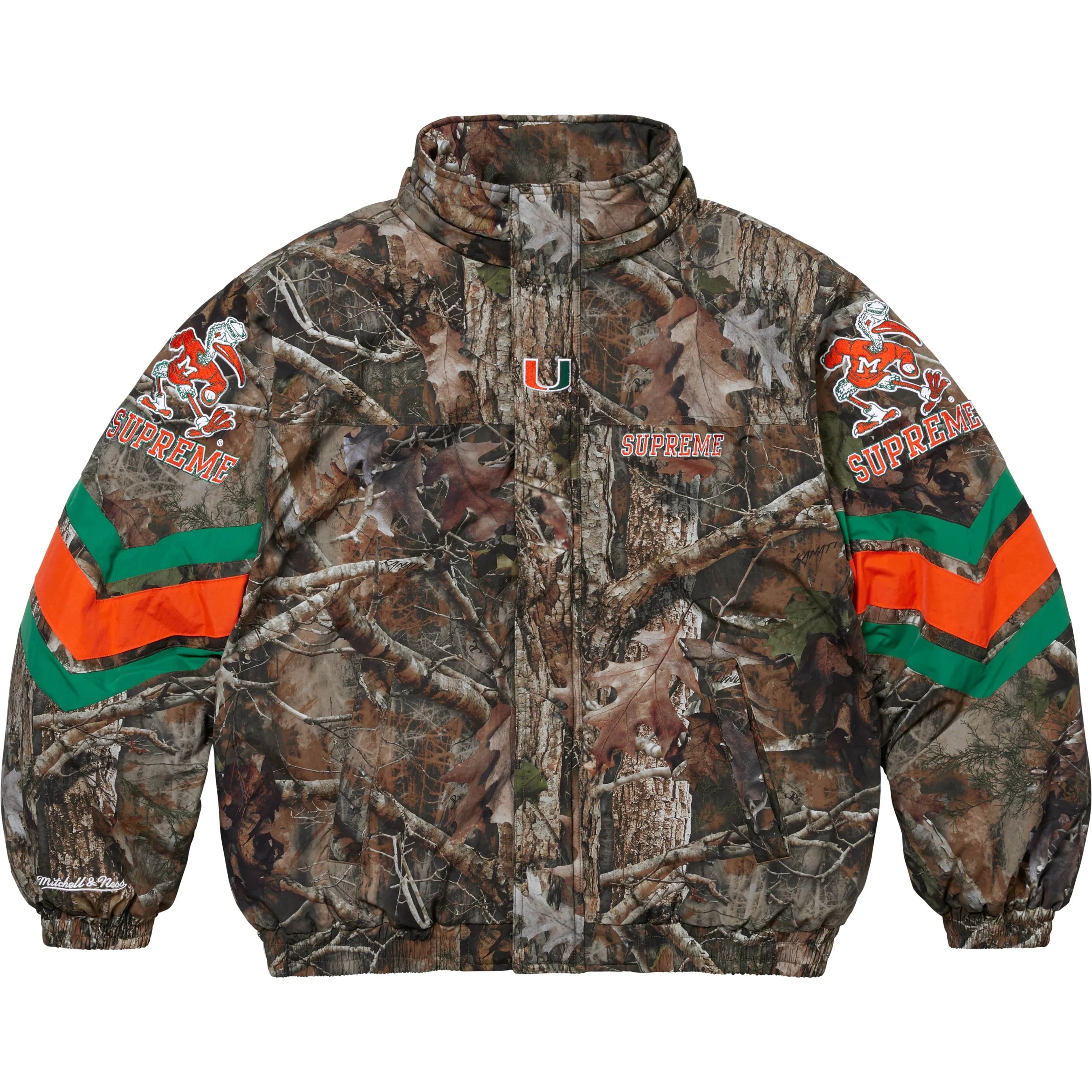Supreme®/Mitchell & Ness NCAA Hooded Stadium Jacket view 9